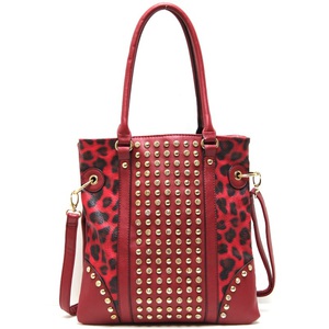 Fashion Tote bag with leopard print