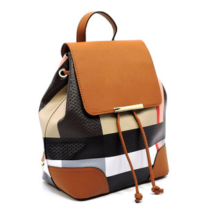 Plaid Check  Backpack